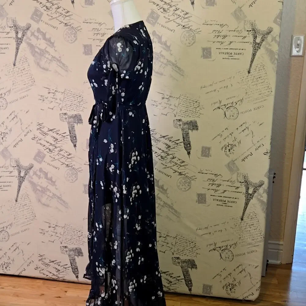 Miami Floral wrap dress size Small - Picture 9 of 12